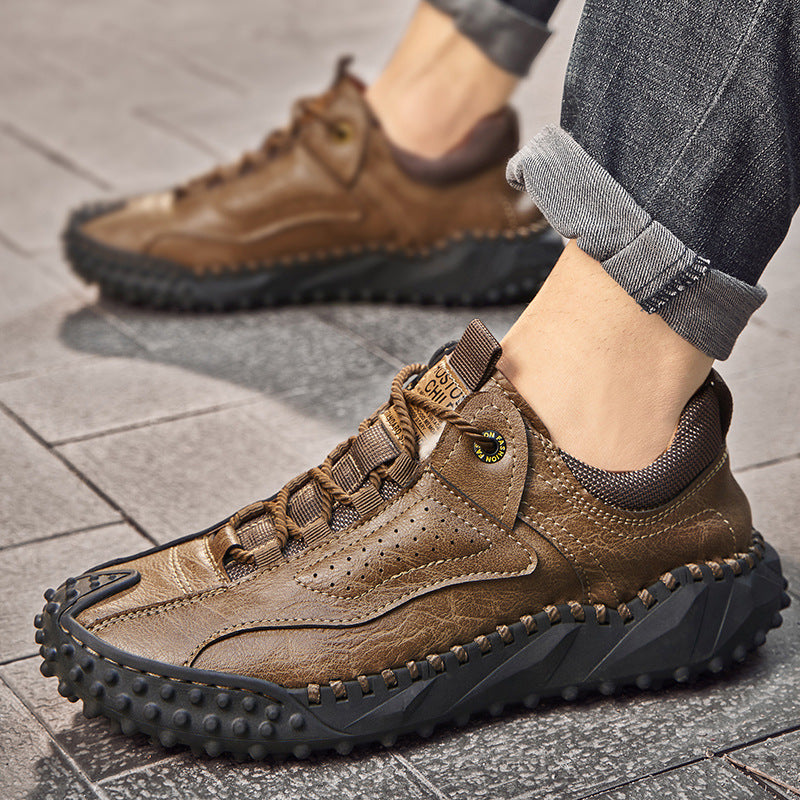 Men’s Vintage Leather Hiking Shoes