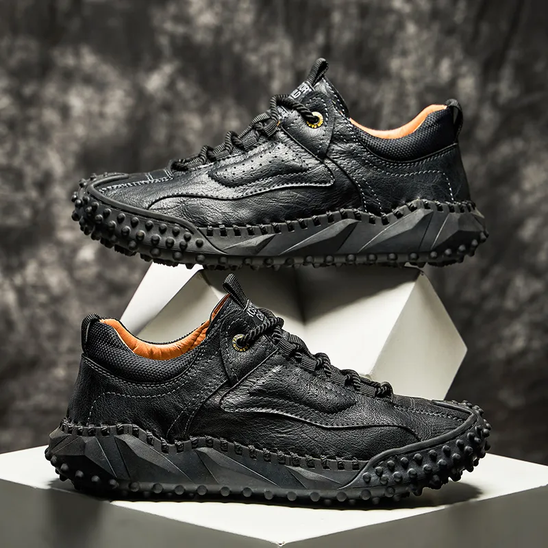 Men’s Vintage Leather Hiking Shoes