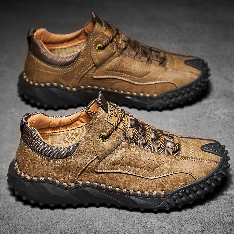 Men’s Vintage Leather Hiking Shoes