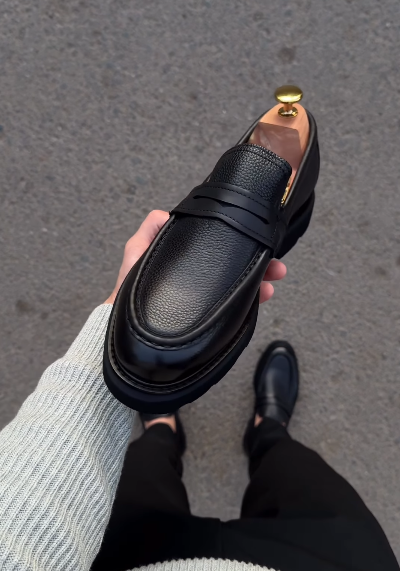 Men's High-End Leather Loafers