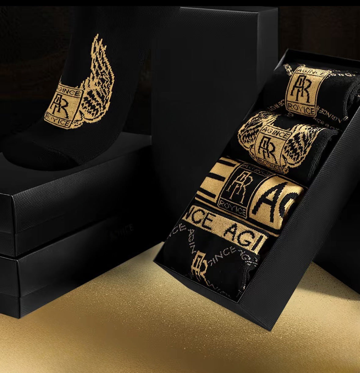 Men's Luxury Business Antibacterial Socks