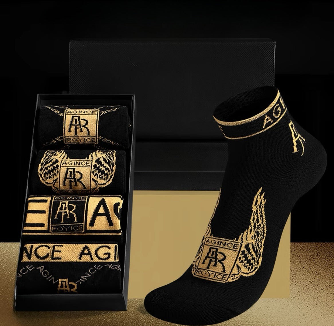 Men's Luxury Business Antibacterial Socks