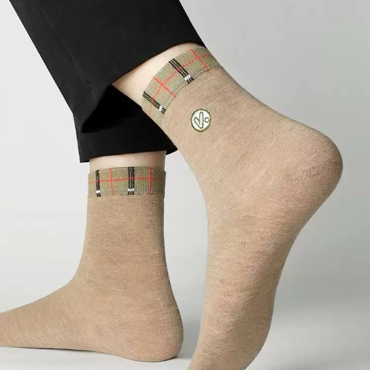 Men's Comfort Plaid Socks