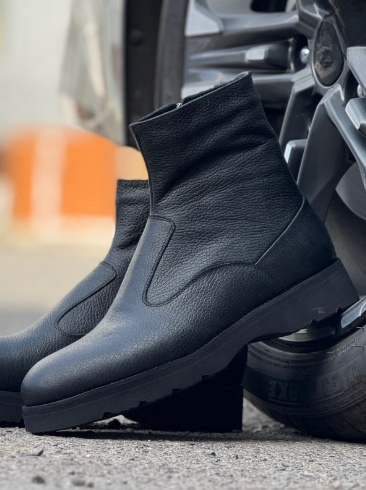 Men's Ultra Comfort Leather Ankle Boots