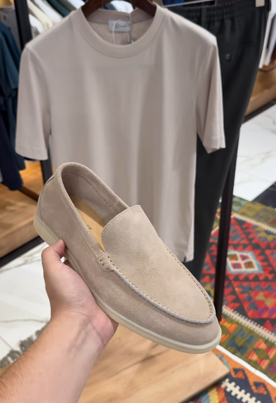 Men's Suede Slip-On Flat Shoes