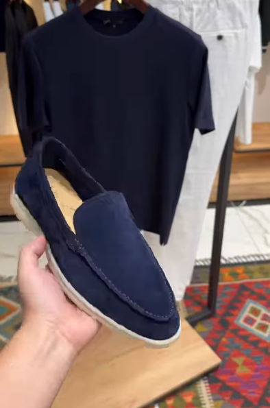 Men's Suede Slip-On Flat Shoes