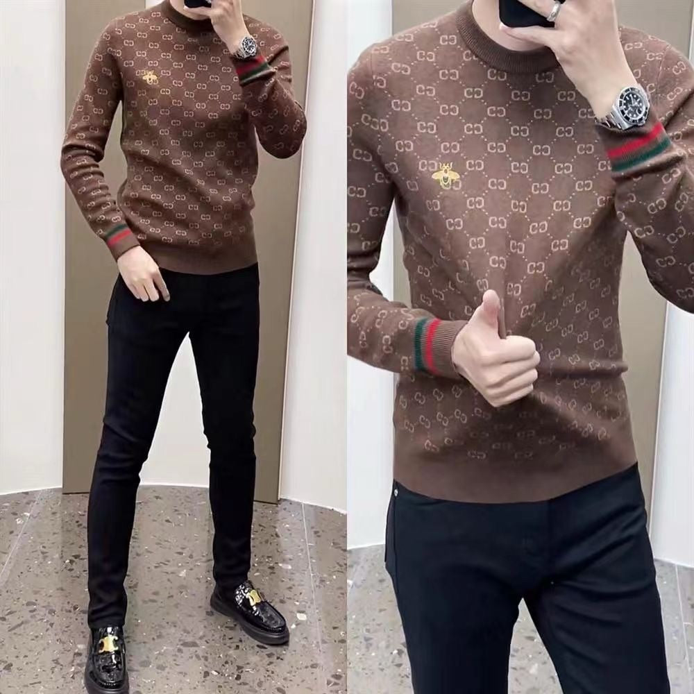 Men's Long-Sleeved Printed Top