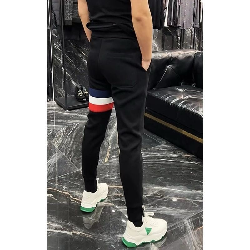 Men's Contrast Striped Sweatpants