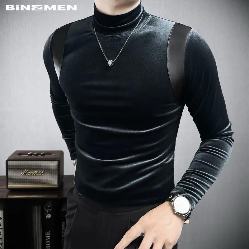 Men's Velvet Bottoming Shirt