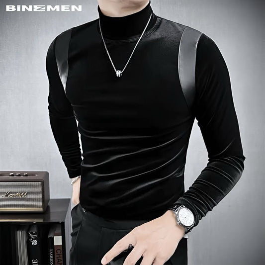 Men's Velvet Bottoming Shirt