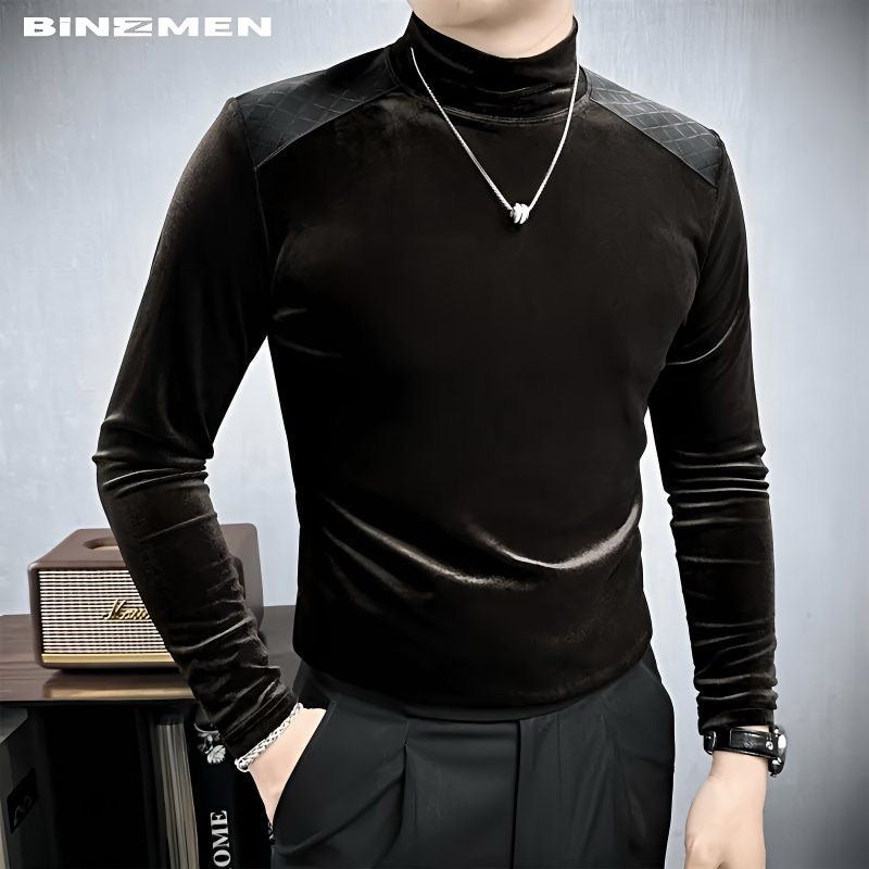 Men's Velvet Bottoming Shirt