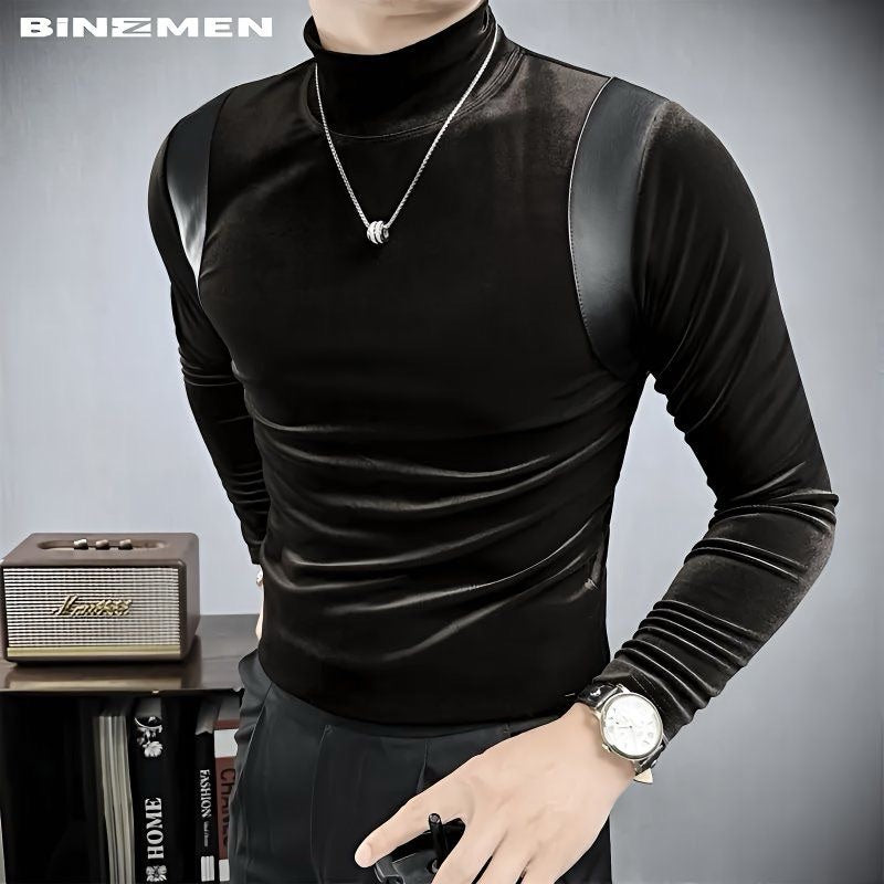 Men's Velvet Bottoming Shirt