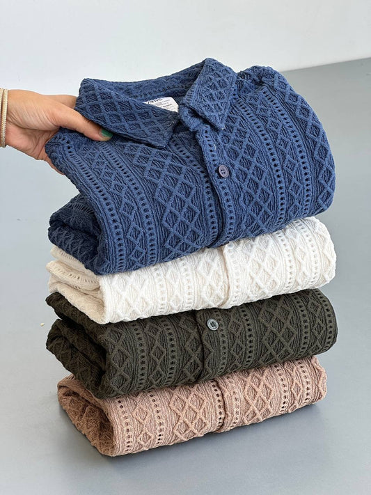 Men's Comfortable Thick Textured Shirt