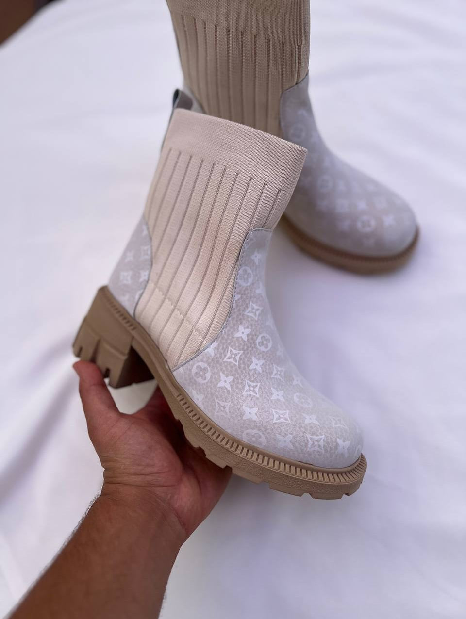 Men's Printed Ankle Boots