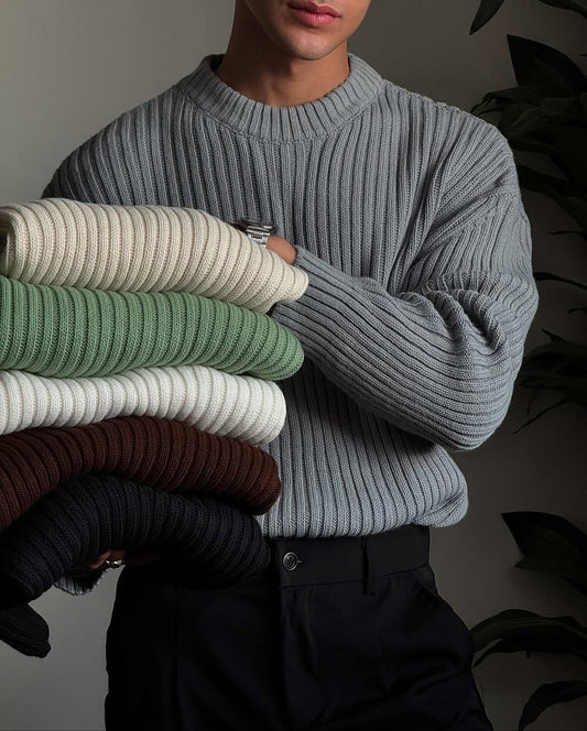 Men's classic thick sweater