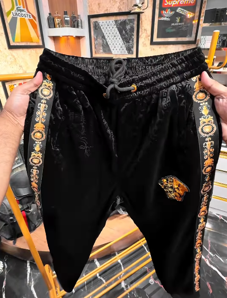 Men's Black Velvet Suit Set (Jacket & Pants)