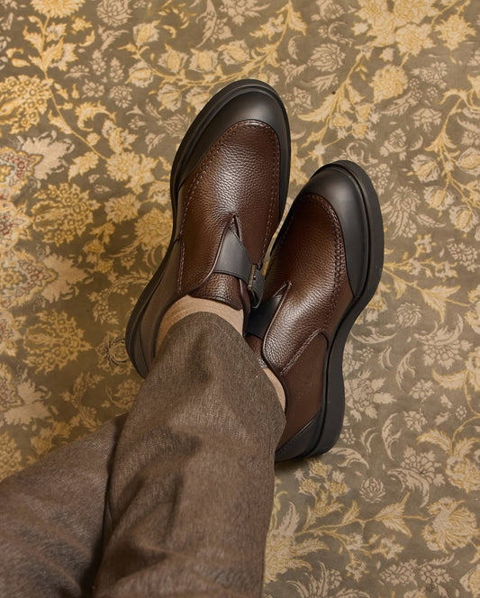 Men's classic leather shoes
