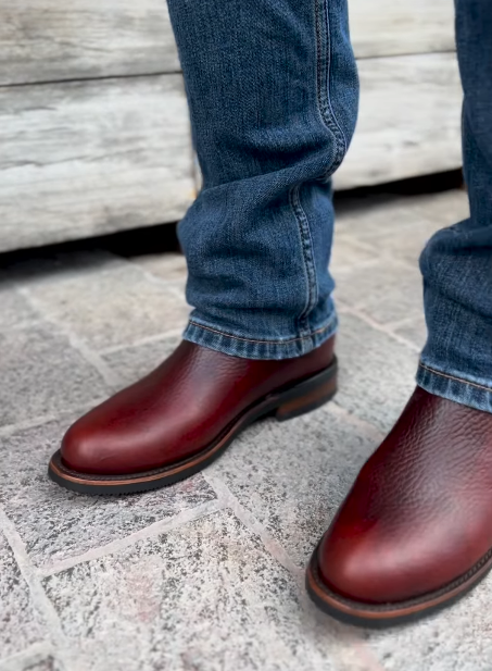 Wear-resistant and non-slip leather boots