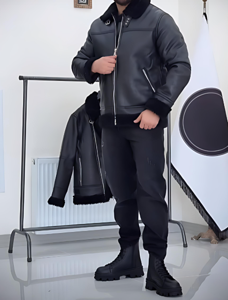 Men's Cozy Plush Casual Jacket