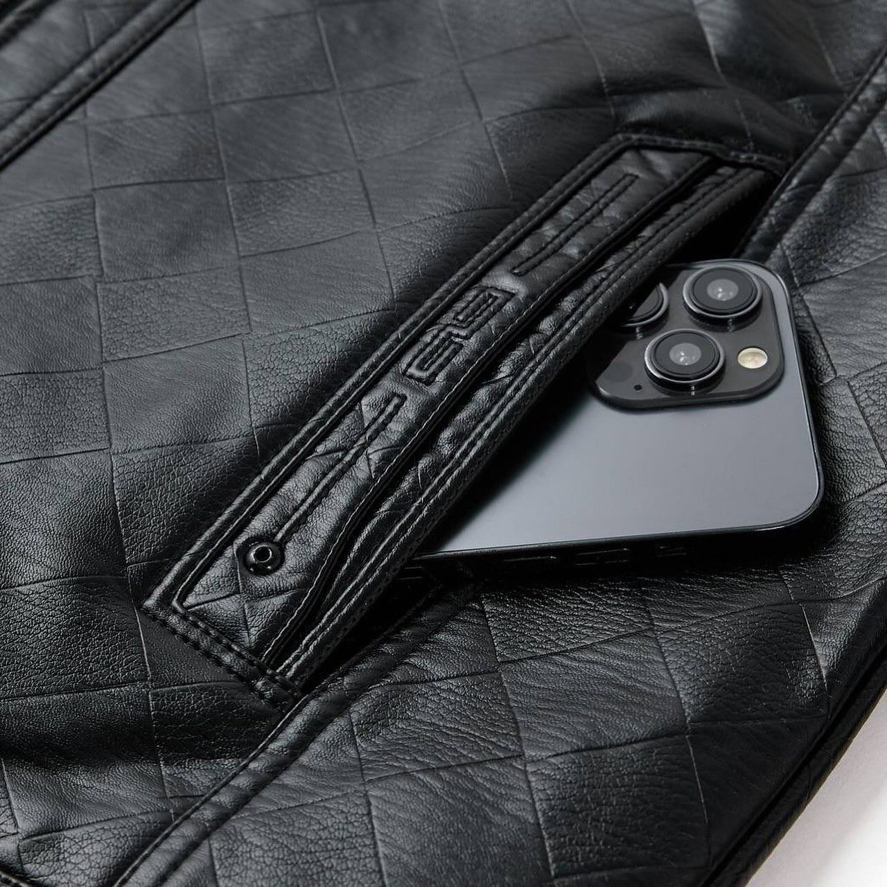 Men's Classic Fleece-Lined Leather Jacket