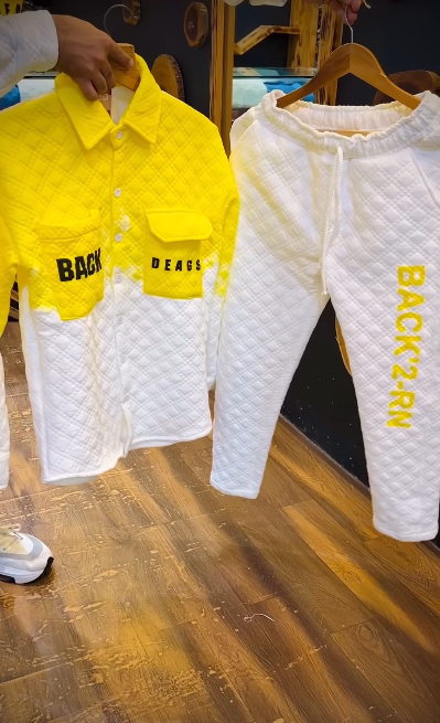 Men's Bright Color Casual Set