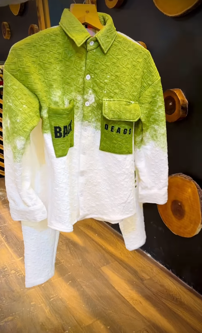 Men's Bright Color Casual Set