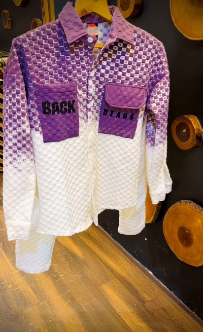 Men's Bright Color Casual Set