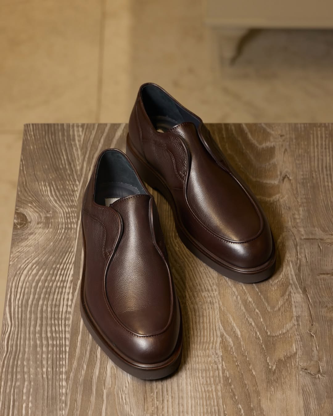 Men's premium leather slip-on shoes