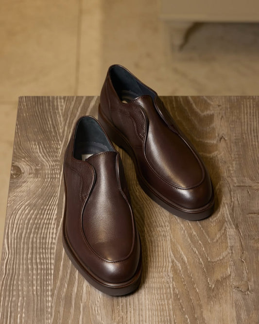 Men's premium leather slip-on shoes