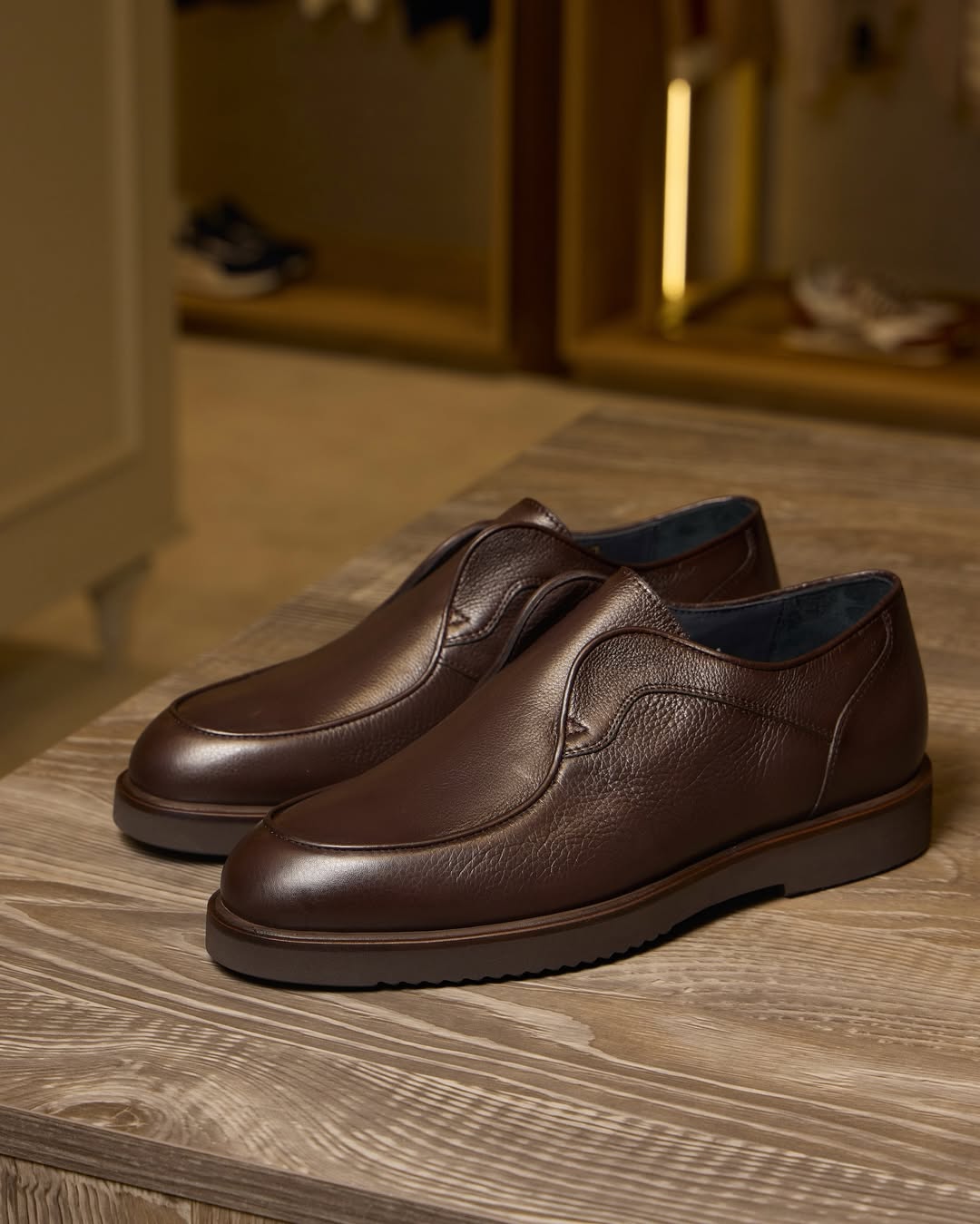 Men's premium leather slip-on shoes
