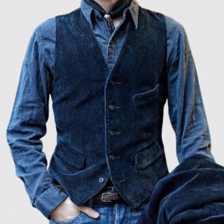 Men's corduroy vest