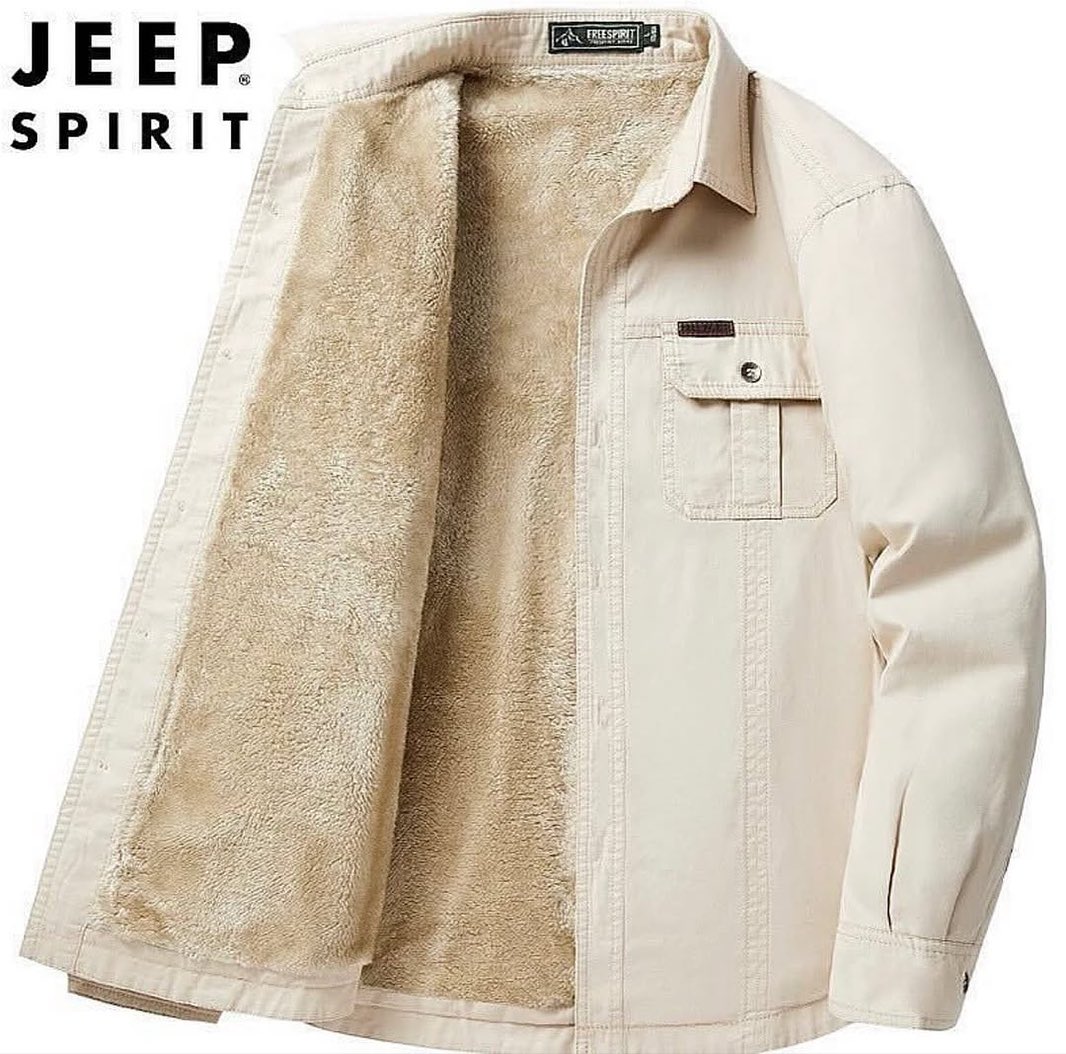 Men's casual fleece warm jacket