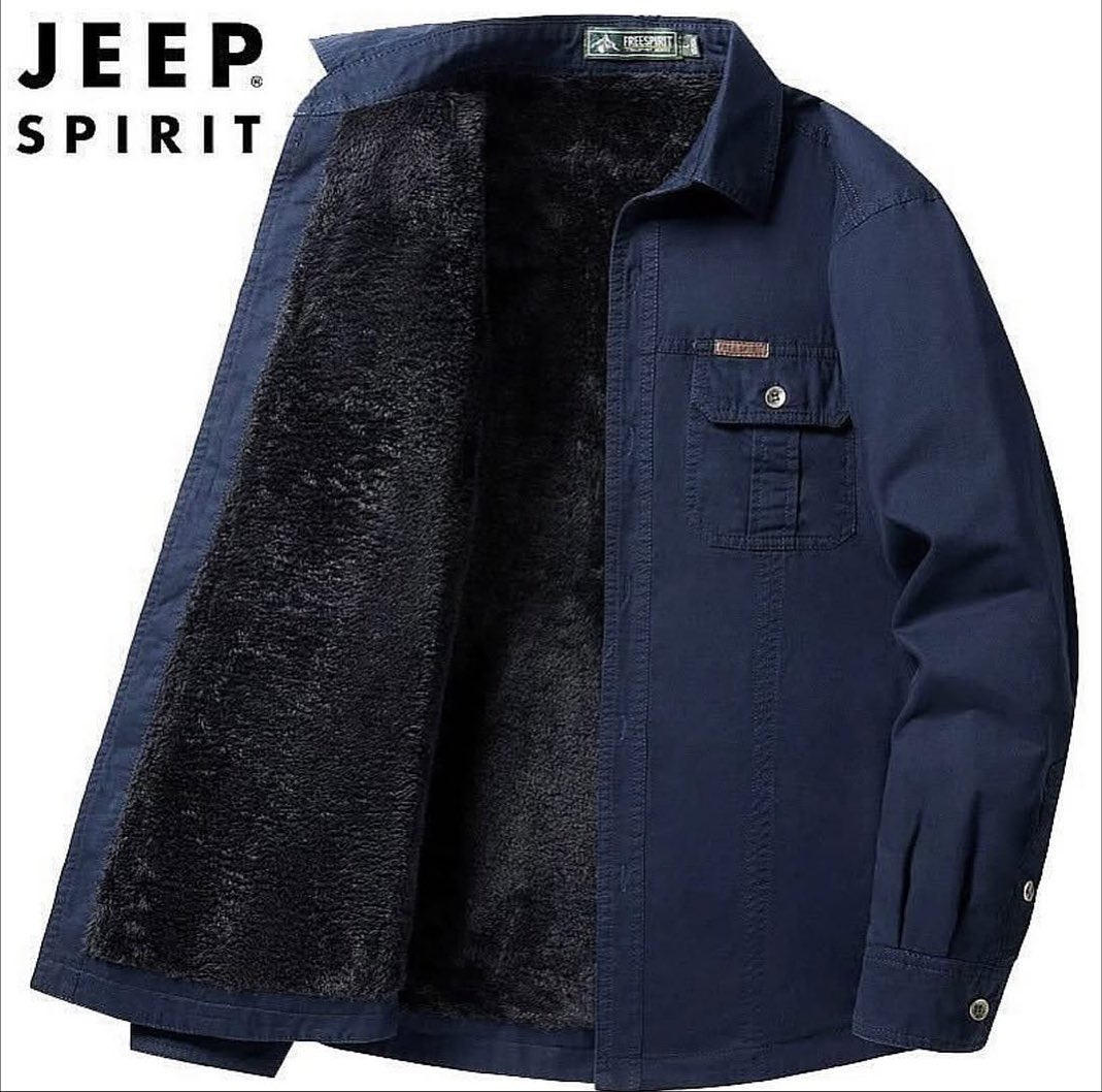 Men's casual fleece warm jacket