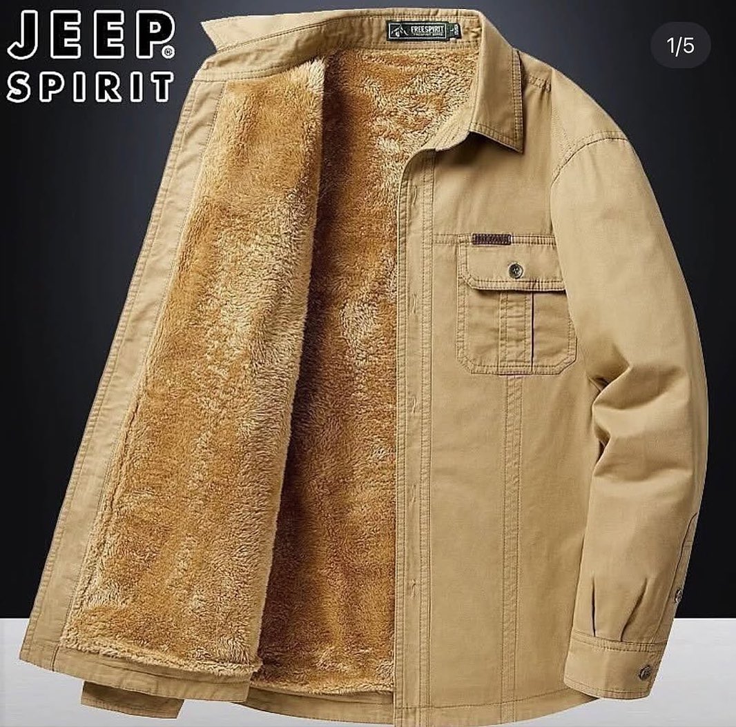 Men's casual fleece warm jacket