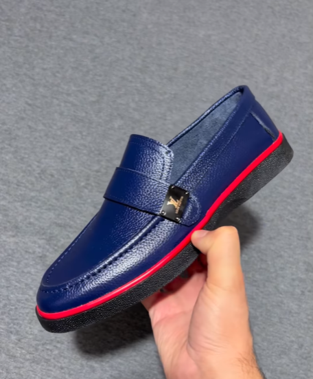 Men's high-quality slip-on leather shoes