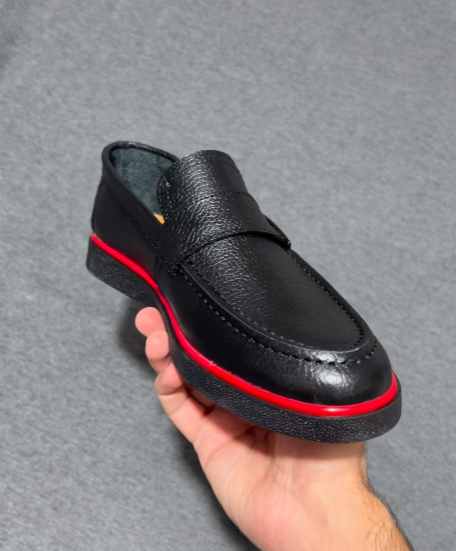 Men's high-quality slip-on leather shoes