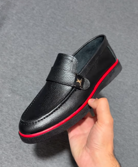 Men's high-quality slip-on leather shoes