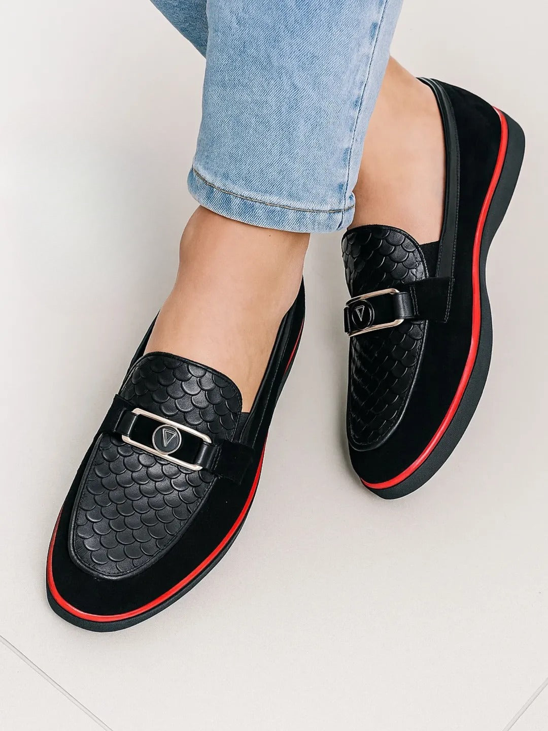 Men's Red Sole Slip-On Loafers