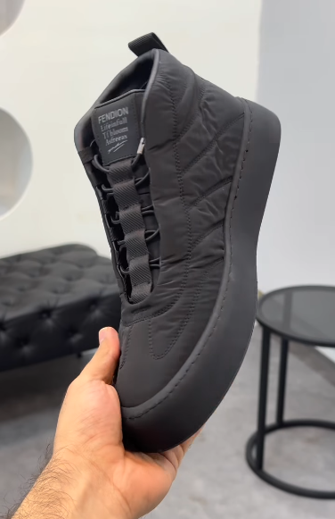 Men's high-top casual slip-on shoes