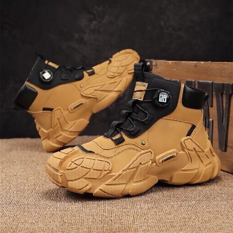 Men's Rotary Buckle Non-slip Ankle Boots