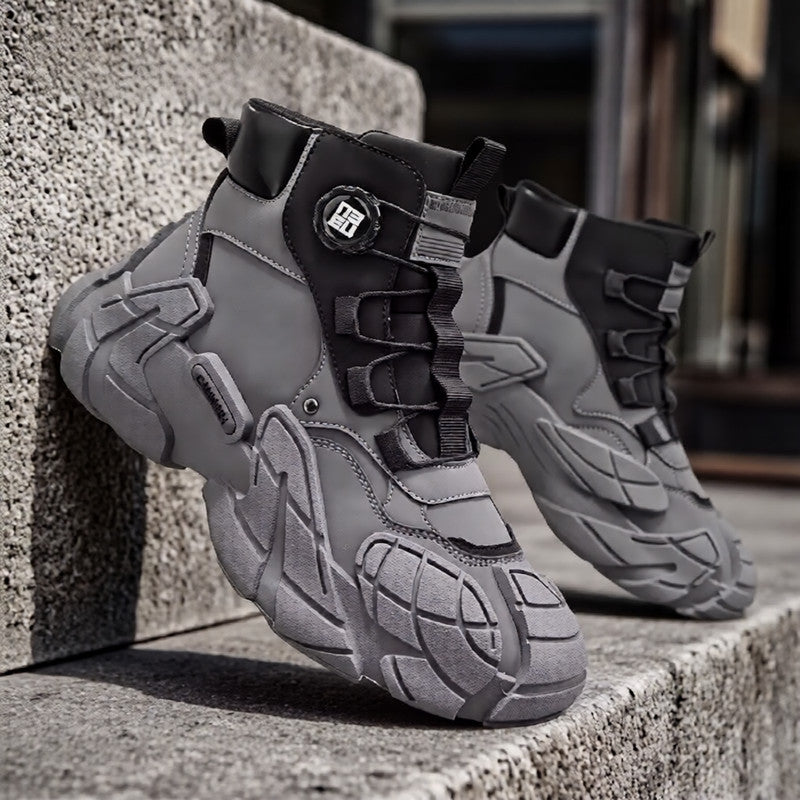 Men's Rotary Buckle Non-slip Ankle Boots