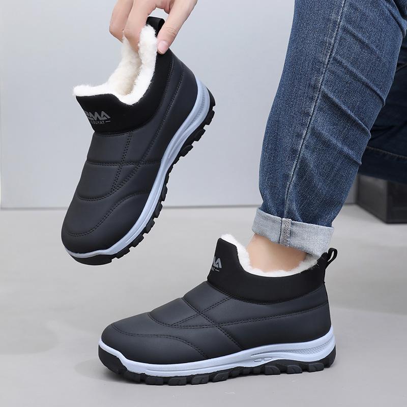 Men's fleece-lined snow boots