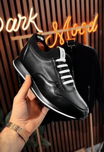 Men's quality leather slip-on shoes