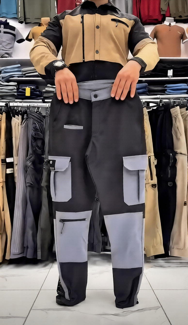 Men's durable multi-pocket cargo pants
