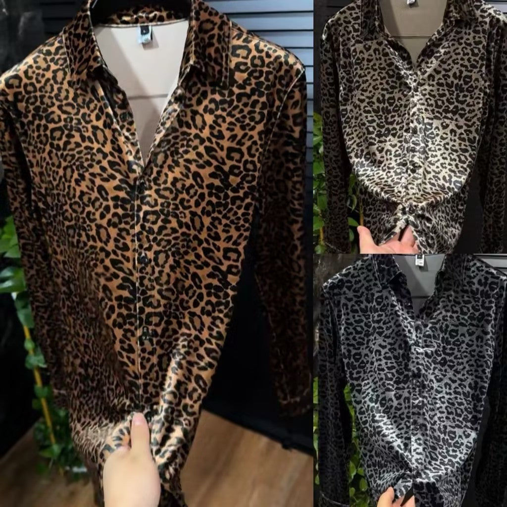 Men's Leopard Print Comfort Shirt