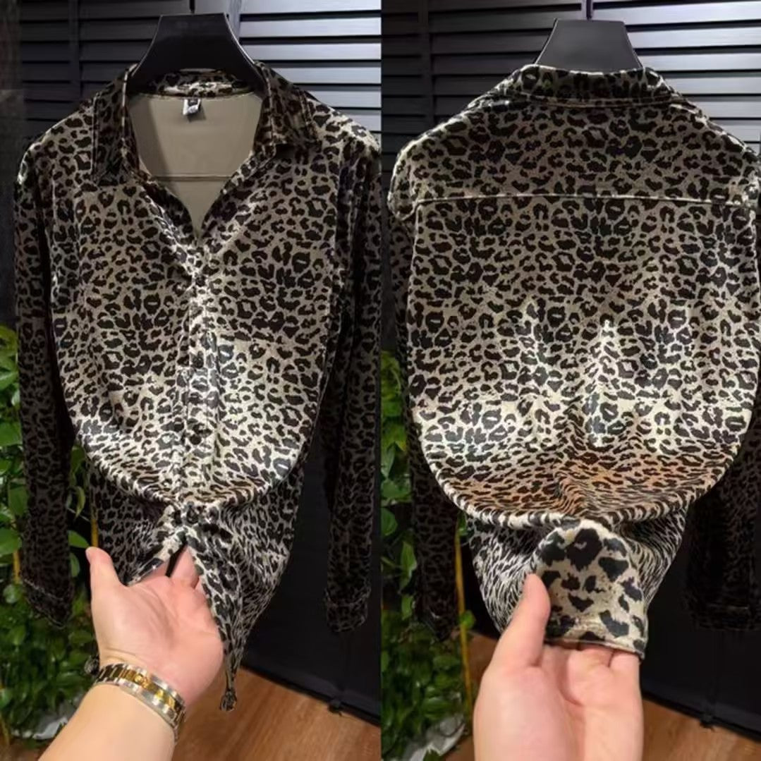 Men's Leopard Print Comfort Shirt