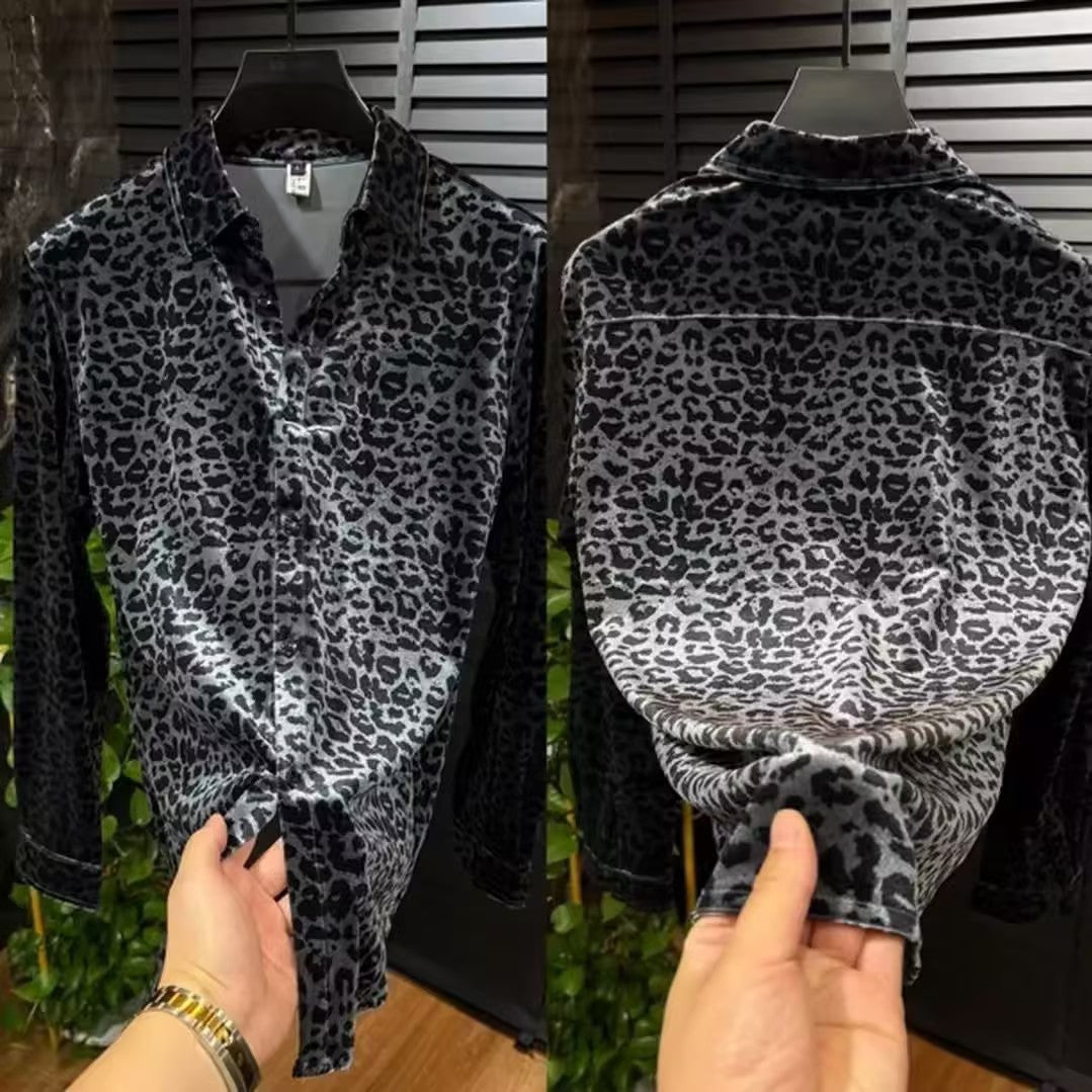 Men's Leopard Print Comfort Shirt