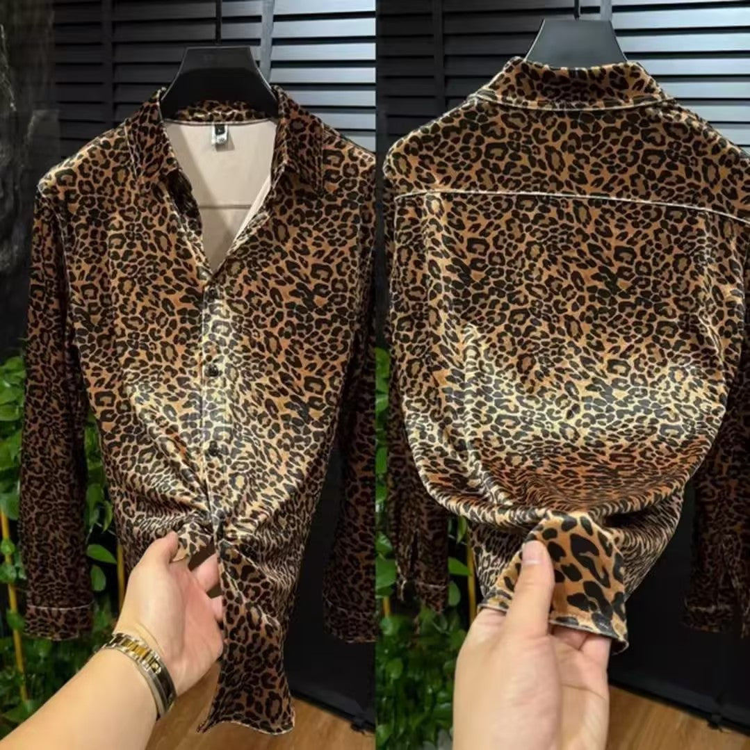Men's Leopard Print Comfort Shirt