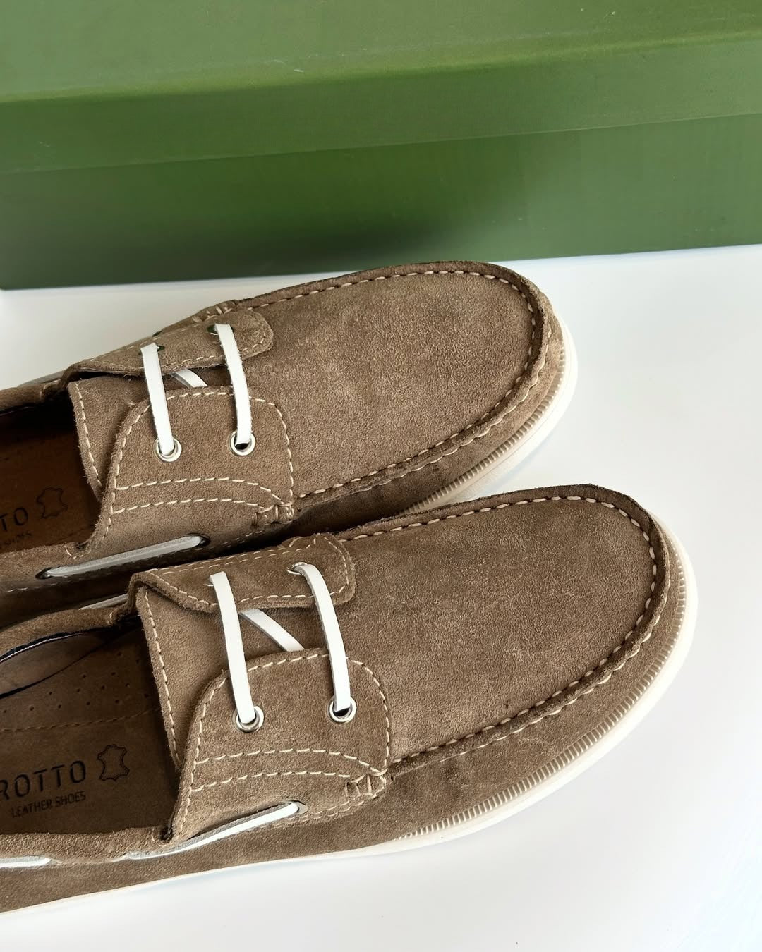 Men's casual suede slip-on shoes