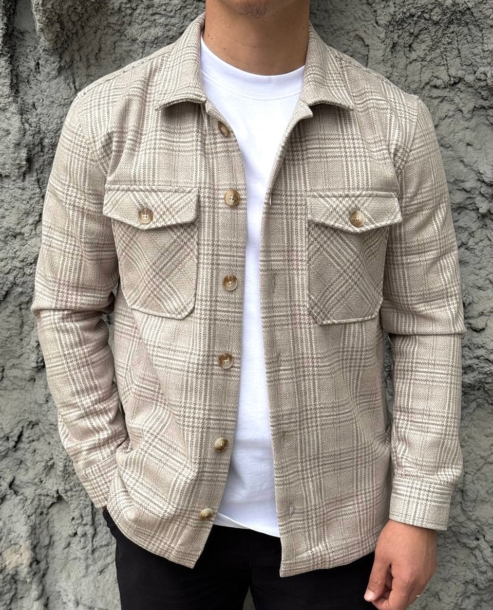 Men's classic versatile thick shirt jacket